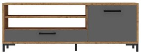 Dulap TV Cascade  (stejar lancaster + gri). 1098747