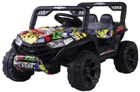 Masinuta Electrica cu acumulator pentru copii NOVOKIDS™ Buggy Mini UTV, Cu faruri luminoase, Telecomanda, 3-7 ani , max 30 kg, 3 Viteze, Lungime 110