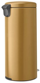Coș de gunoi auriu cu pedală din oțel 30 l NewIcon – Brabantia
