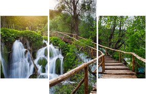 Tablou - Lacurile Plitvice (90x60 cm)