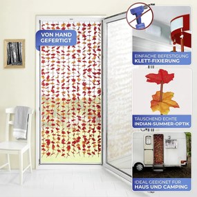 Draperie roșie 90x190 cm cu prindere la ușă Indian Summer – Maximex