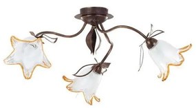 Plafonieră BRAGA 3xE27/15W/230V bronz