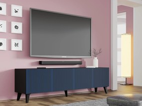 Masă TV F 4D 200 Rowanna (Negru + albastru închis). 1125084