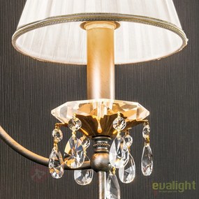 Aplica LUX super eleganta cu 2 brate Miramare WA 2-1301/2 silver-goldOR