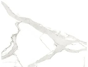 Gresie exterior / interior porțelanată glazurată Invisible White 60x120 cm