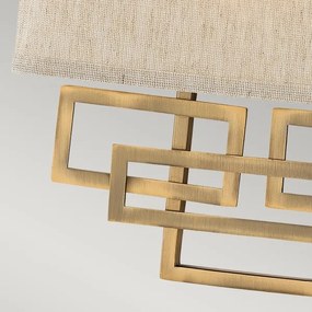 Aplică LANZA 2xE14/60W/230V alamă Hinkley