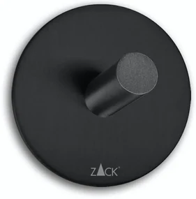 Cuier rotund pentru prosoape DUPLO, culoare neagră - ZACK