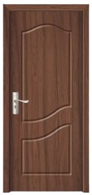 Usa Interior din MDF Novo Doors ND80, Cadru din Lemn Masiv, KIT COMPLET, Toc , Manere si balamale incluse (Culoare: Nuc, Toc: Fix, Maner: Standard,