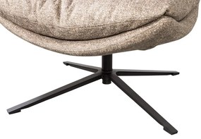 Fotoliu în culoare naturală pivotant Arve – WOOOD