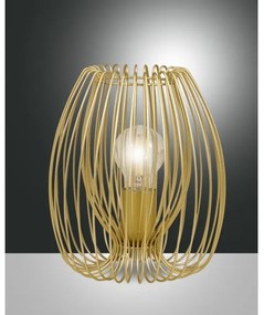 Lampă de masă CAMP 1xE27/40W/230V aurie Fabas Luce 3677-34-225