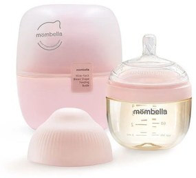 1 x Biberon Anticolici Mombella Breast-Like, 120ml - Roz