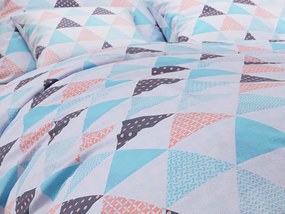 Lenjerie de pat din bumbac VELES, colorata Dimensiunile lenjeriei: 70 x 90 cm | 140 x 200 cm