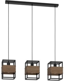 Lustră pe cablu EVESHAM 3xE27/40W/230V Eglo 43805