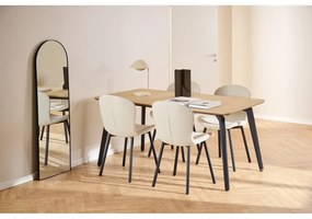Masă de dining cu blat cu aspect de lemn de stejar 90x160 cm Cadiz – Actona