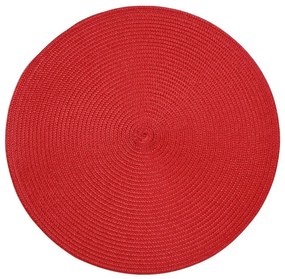Suport de farfurie Altom Straw roșu, diametru 38 cm, set de 4