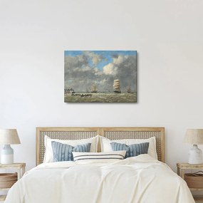 Tablou - Eugène Boudin, Le Havre, reproducere (70x50 cm)