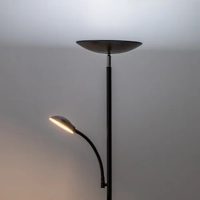 Rabalux 74084 - Lampă de podea LED dimabilă HALINA 23W/230V 3000/4200/6500 neagră