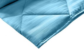Pilota Alcam damasc, toamna / iarna, bambus, bleu ciel, 140x200 cm