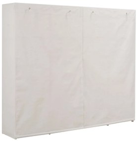 248200 vidaXL Șifonier, alb, 200 x 40 x 170 cm, material textil