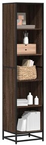 vidaXL Bibliotecă, stejar maro, 40x35x170,5 cm, lemn prelucrat
