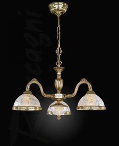Candelabru clasic cu 3 brate design italian realizat manual 6302