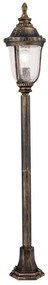 Stalp iluminat exterior IP23 H112cm August AL 11-1122/1 Patina OR