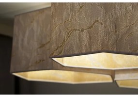 Lustră aplicată Duolla ROLLER TRIO HEX 3xE27/15W/230V alb/auriu