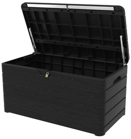 Cutie de depozitare plastic de gradina DOLOMITY 500 L - grafit