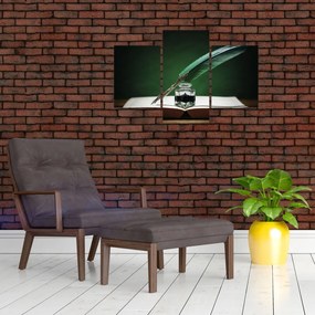Tablou cu stilou sriind (90x60 cm)