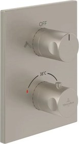 Baterie cada-dus incastrata Villeroy&Boch Angular nichel periat fara corp ingropat