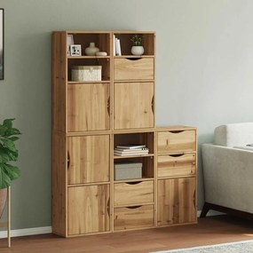 vidaXL Dulapuri laterale 5 buc &quot;ODDA&quot; 40x24x79 cm lemn masiv de pin