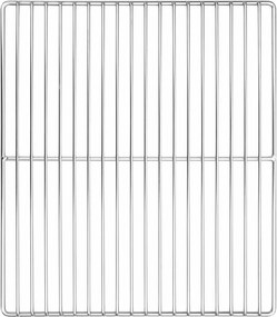 vidaXL Grătar Argintiu 40 x 35 cm Oţel inoxidabil