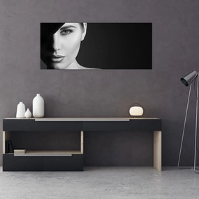 Tablou - Portretul femeii cu pălărie (120x50 cm)