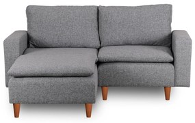 Canapea de colț Lungo Mini - Light Grey