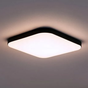 Plafonieră LED NEMO, 36 W, 230 V, 50 x 50 cm, neagră