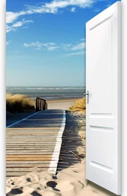 Fototapeta pentru usa BEACH DUNE 86x200 cm