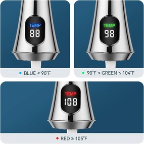 Robinet S100, Afisaj Digital Al Temperaturii, Culoare GRI