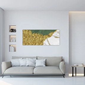 Tablou - Marmură verde N⁰2 (120x50 cm)