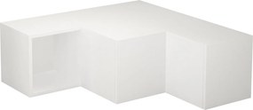 Comoda TV COMPACT, alb, PAL melaminat, 90x30/90x32 cm