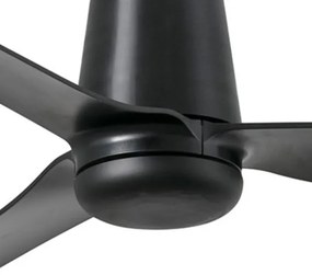 Ventilator de tavan FARO 33830 PUNT TUB M negru d. 130 cm + telecomandă
