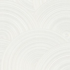 Tapet circular alb design texturat Home Spa