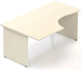 Masa ergonomica Visio 160 x 100 cm, stanga, paltin