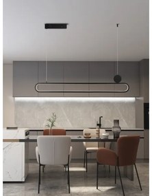 Lustră LED dimabilă pe cablu Immax NEO 07231L LITE OVALE LED/50W/230V Wi-Fi Tuya + telecomandă