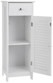 Dulap de baie cu sertar Songmics, înălțime 89 cm, alb