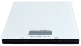 TEMPO-KONDELA BORIA, cântar digital de bucătărie, alb