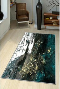 Covor hol EXFAB264, 80x200 cm, forma dreptunghiulara, poliester, multi