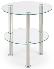 Masă de cafea ORENIA, argintie