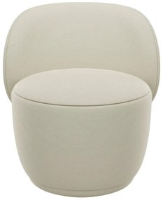 Fotoliu bej cu tapițerie din stofă bouclé KUON – Blomus