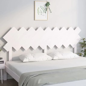 Tablie de pat, alb, 178x3x80,5 cm, lemn masiv de pin Alb, 178 x 3 x 80.5 cm, 1