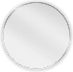 Mexen Loft oglindă de baie rotundă 50 cm, ramă inox - 9850-050-050-000-10